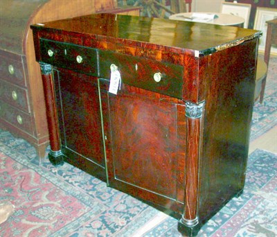 Lot 321 - Classical Mahogany Sideboard The rectangular...