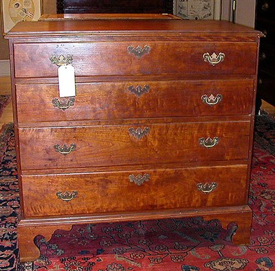 Lot 354 - Chippendale Mahogany Chest of Drawers New...