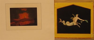 Lot 21 - Neapolitan School 19th Century VESUVIUS AT...