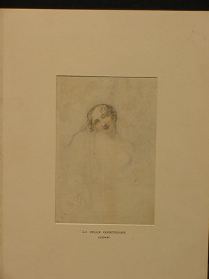 Lot 44 - Richard Cosway "LA BELLE COURTESANE" Graphite...
