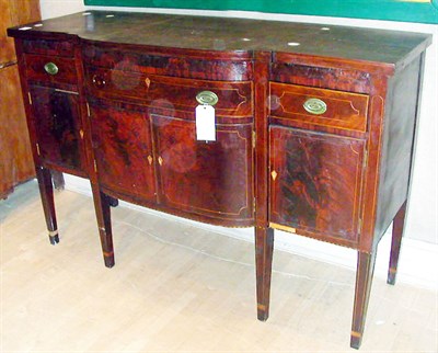 Lot 223 - Federal Inlaid Mahogany Sideboard 19th Century...