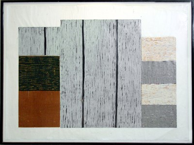 Lot 361 - Sean Scully CONVERSATION Color woodcut, 1986,...