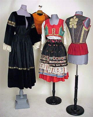 Lot 523 - Group of Traditional Costumes Brittany, The...