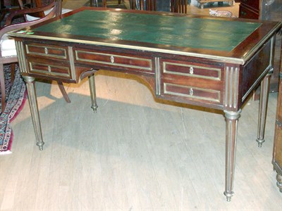 Lot 384 - Louis XVI Style Gilt-Metal Mounted Leather...