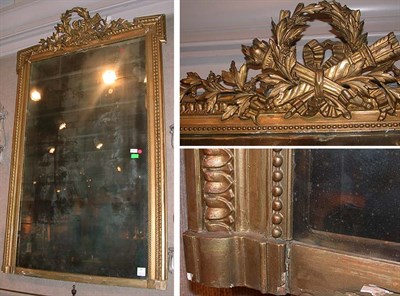 Lot 440 - Louis XVI Style Gilt-Wood Mirror