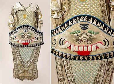 Lot 521 - Embroidered Theatre Costume Chinese, circa...