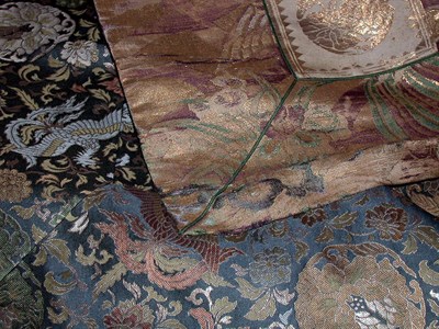 Lot 524 - Two Silk Buddhist Priest's Robes Japanese,...