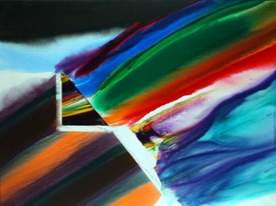 Lot 45 - Paul Jenkins American, b. 1923 PHENOMENA SUN...