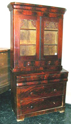 Lot 103 - Classical Mahogany Desk and Bookcase The...