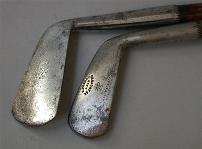 Lot 1 - An R. White, St. Andrews lofting iron with 4...