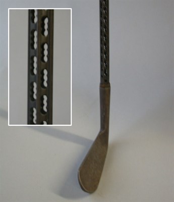 Lot 8 - A Spalding Lard shaft cleek, the blade with...