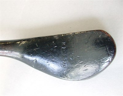 Lot 38 - A Forgan putter in dark stained beech with P.O....