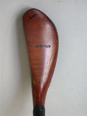 Lot 40 - A McEwan playclub with red/brown beech head....