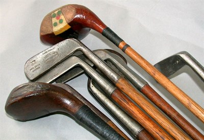 Lot 47 - A Winton stained persimmon left hand driver...