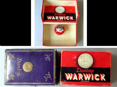 Lot 83 - A Warwick 6 box; and a Dunlop Christmas 6 box....