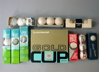 Lot 88 - A boxed dozen Dunlop Gold Cup; a dozen sleeved...