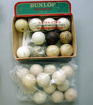 Lot 91 - A Dunlop Olympic 12 box; two Olympics; a...