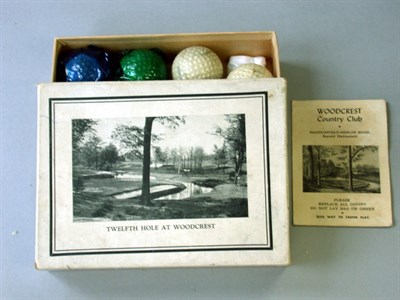 Lot 105 - A Woodcrest 12 box with eight wrapped and two...