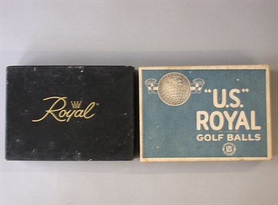 Lot 106 - A US Royal 12 box with one wrapped Royal,...
