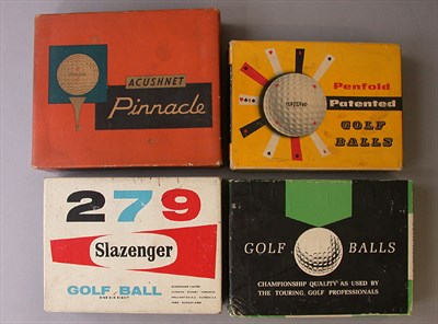 Lot 119 - An Acushnet Pinnacle 12 box with eight misc....