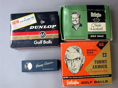 Lot 120 - A boxed dozen Worthington Chick Harbert balls;...