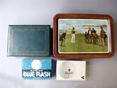 Lot 126 - A Spalding 12 tin/box decorated with Dolman...