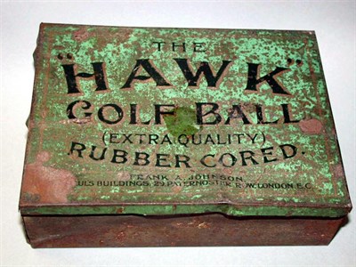 Lot 133 - A Hawk rubber core 12 tin.