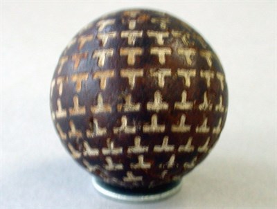 Lot 203 - An Alex Taylor "T" marked ball (1" vertical...