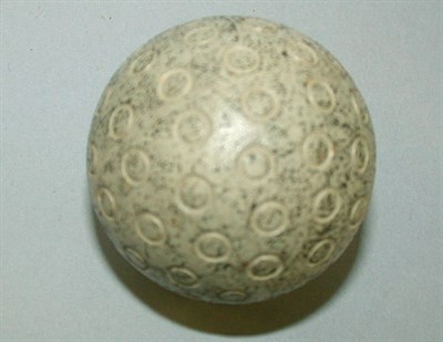 Lot 241 - A small ring marked ball unnamed, (most paint,...