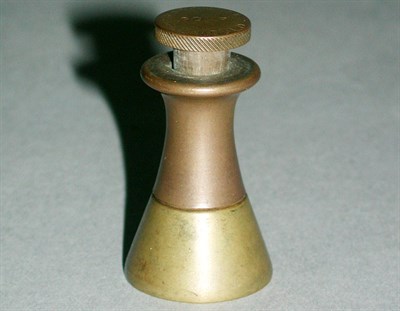 Lot 287 - A Far and Sure brass sand tee mould, 1 3/4".