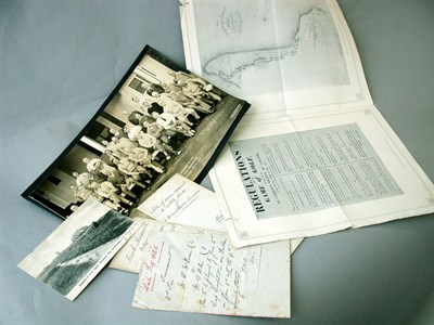 Lot 314 - A photograph of a golf society at the...