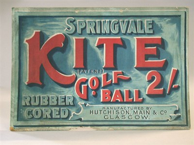 Lot 320 - A Springvale Kite wall advertising display...