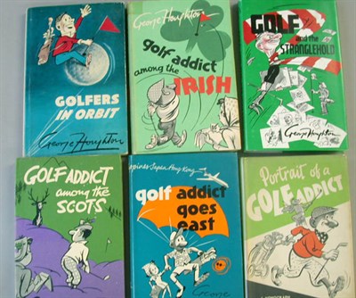 Lot 326 - GEORGE HOUGHTON: 30 volumes of golfing humour,...