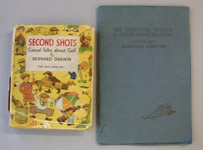 Lot 335 - DARWIN B.: Six Golfing Shots by Six Famous...