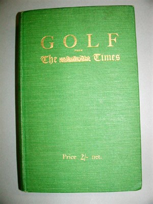 Lot 338 - DARWIN B.: Golf from The Times, London 1912,...