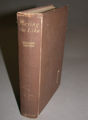 Lot 340 - DARWIN B.: Playing the Like, London 1934,...