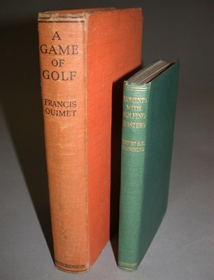 Lot 369 - OUIMET F.: A Game of Golf, London 1933, 254pp.,...
