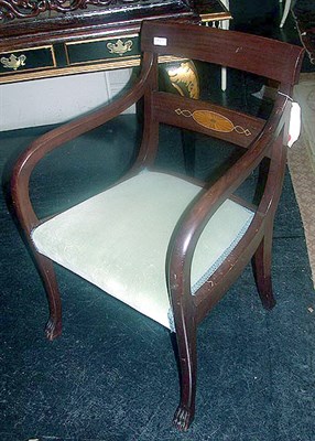 Lot 139 - Federal Style Mahogany Armchair