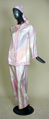 Lot 116 - Pucci Silk Twill Pants Ensemble Italian, 1960s...