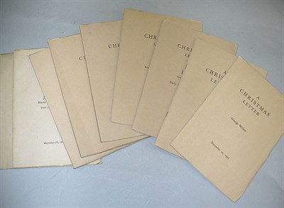 Lot 65 - BIDDLE, MONCURE [Christmas Keepsakes] 9 vols....