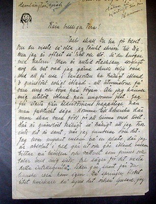 Lot 3 - GARBO, GRETA Autograph letter in Swedish...