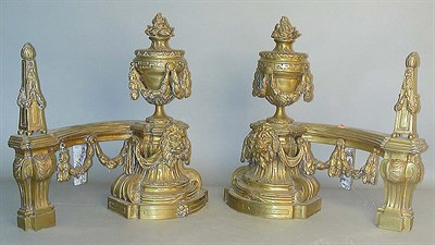 Lot 106 - Pair of Louis XVI Style Bronze Urn-Form...