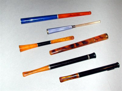Lot 356 - Collection of Six Fine Cigarette Holders...