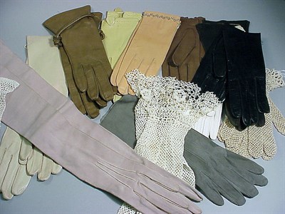 Lot 255 - Group of Jay Thorpe and Other Gloves 1950s...