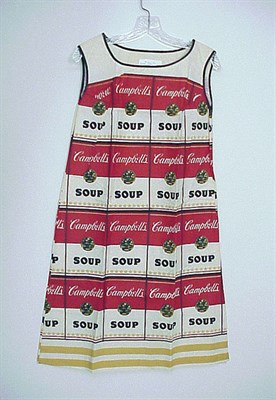 Lot 94 - Campbell's Soup Paper Dress American, 1960s...