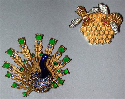 Lot 483 - Two Fine Boucher Pins 1950s The first a three...