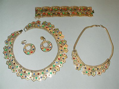 Lot 444 - Boucher Egyptian Style Parure 1950s Comprising...