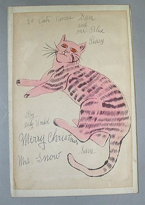 Lot 134 - [WARHOL, ANDY] LISANBY, CHARLES 25 Cats Name...