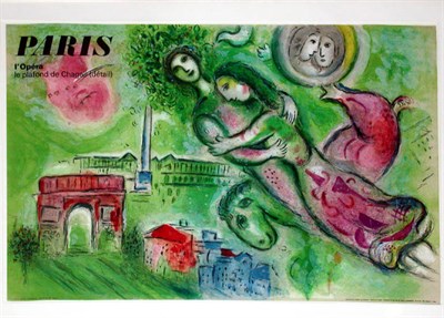 Lot 190 - After Marc Chagall ROMEO AND JULIET (SORLIER...