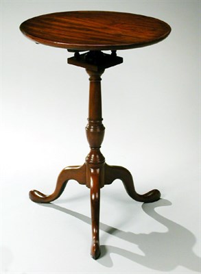 Lot 390 - Chippendale Mahogany Tilt-Top Tripod...